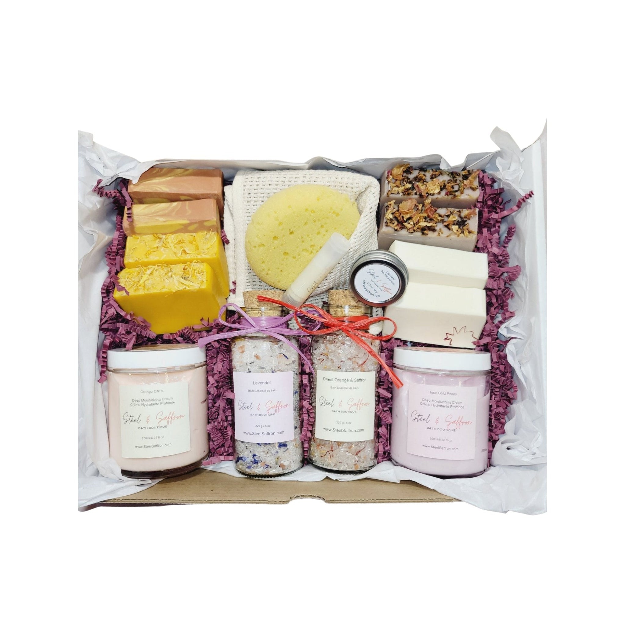Shop Our Spa-Inspired Bath Gift Sets - Steel & Saffron Bath Boutique Inc.