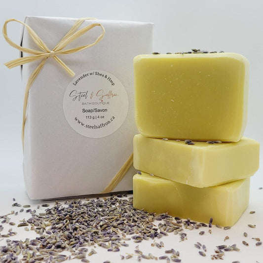 100% Natural Organic Handmade Soap With Shea Butter + Avocado Oil & Saffron